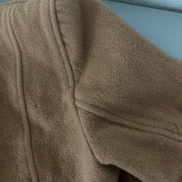 Anne Klein Tan Zip Up Hooded Coat Jacket - Picture 6 of 6